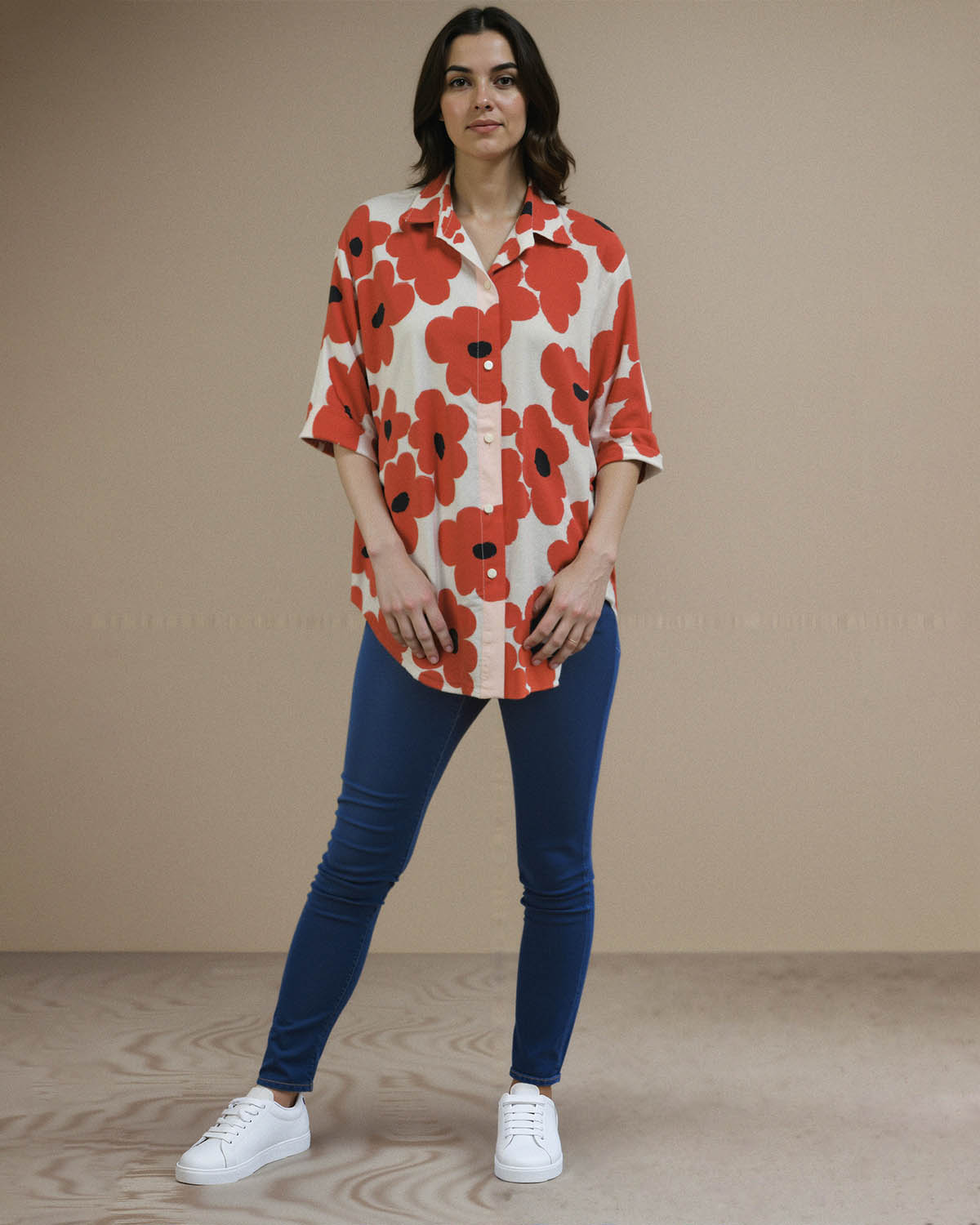 NAIRA RELAXED SHIRT (PRINTED)