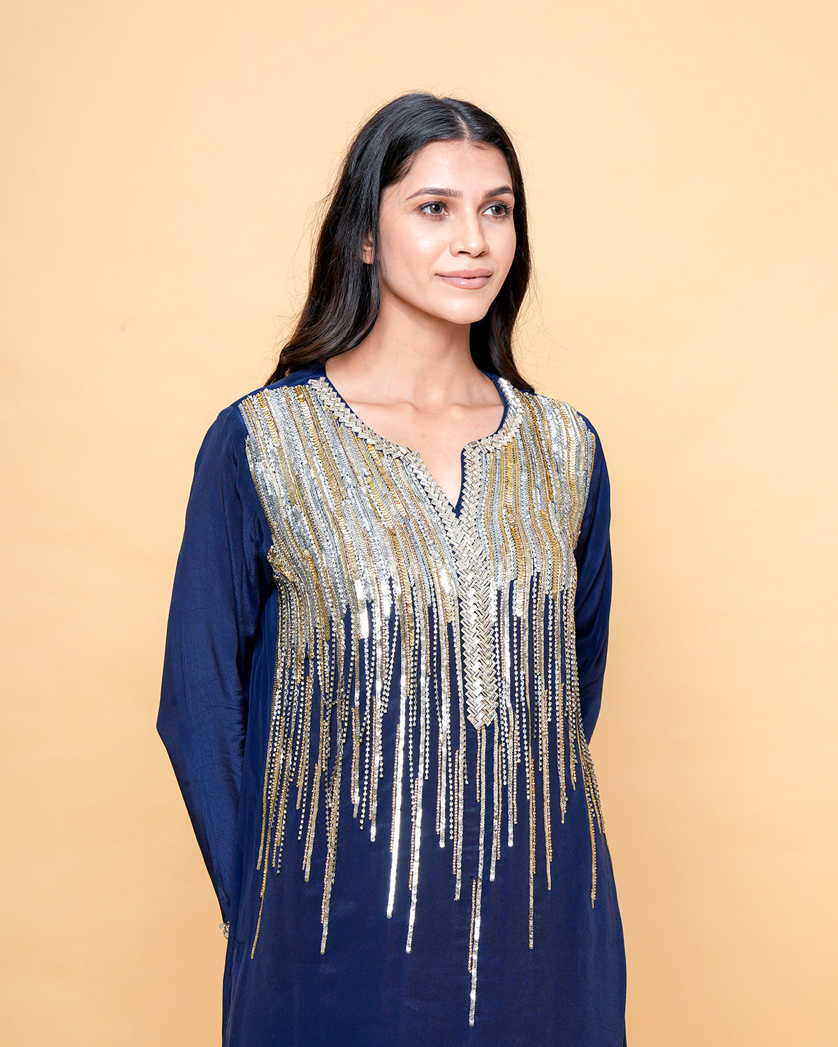 ALINA SOLID BLUE HEAVY