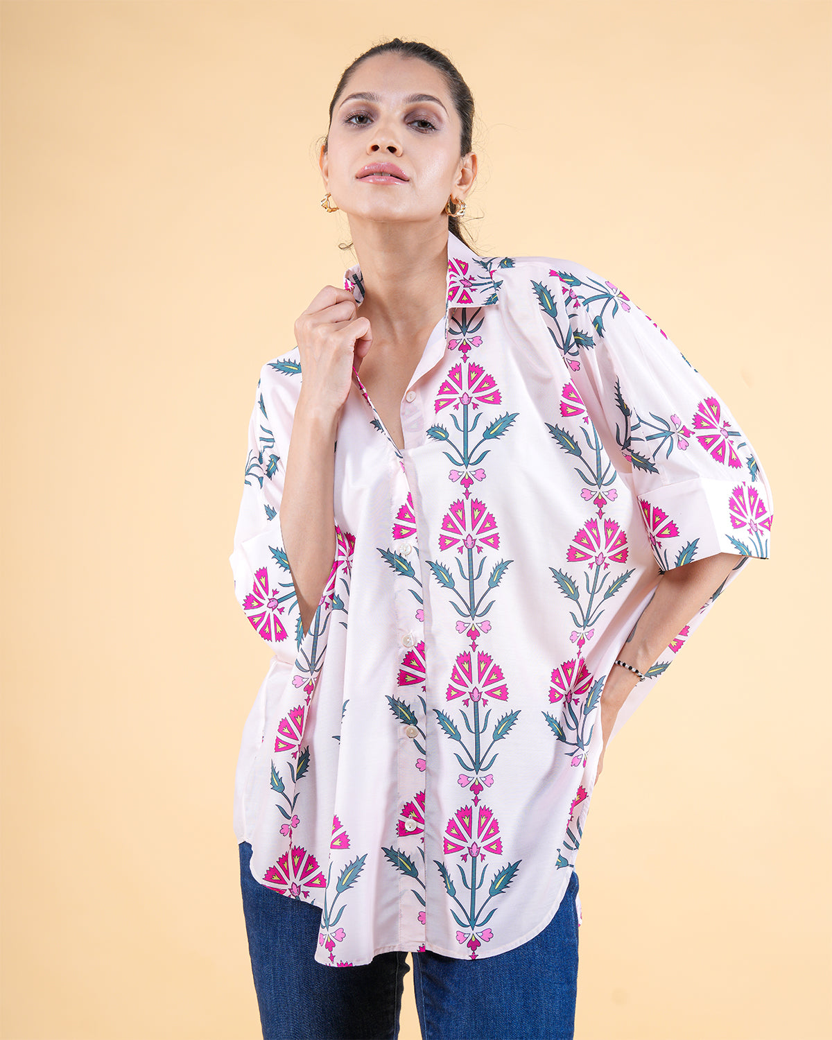 AIRA RELAXED SHIRT (PRINTED)