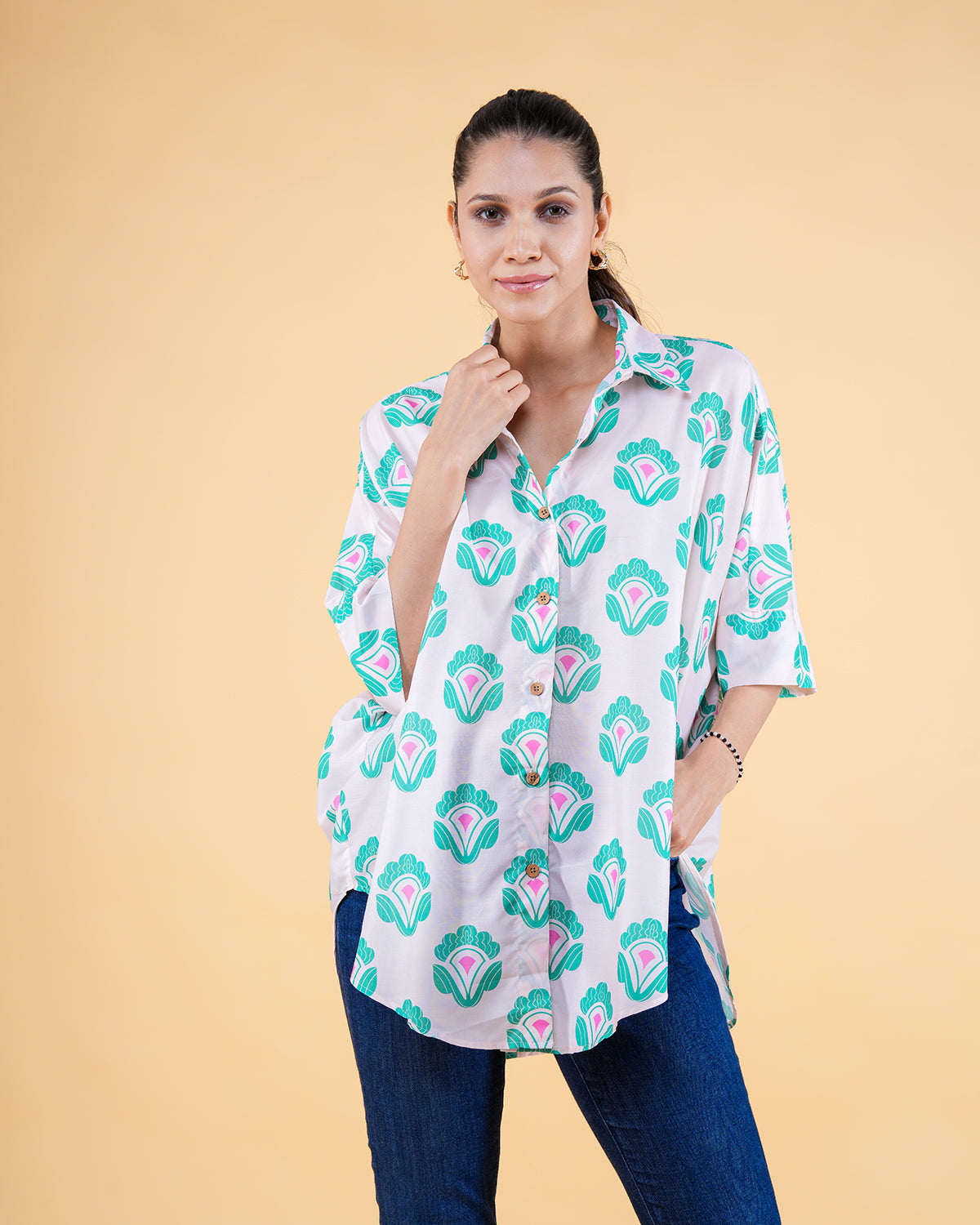ALIA RELAXED SHIRT (PRINTED)