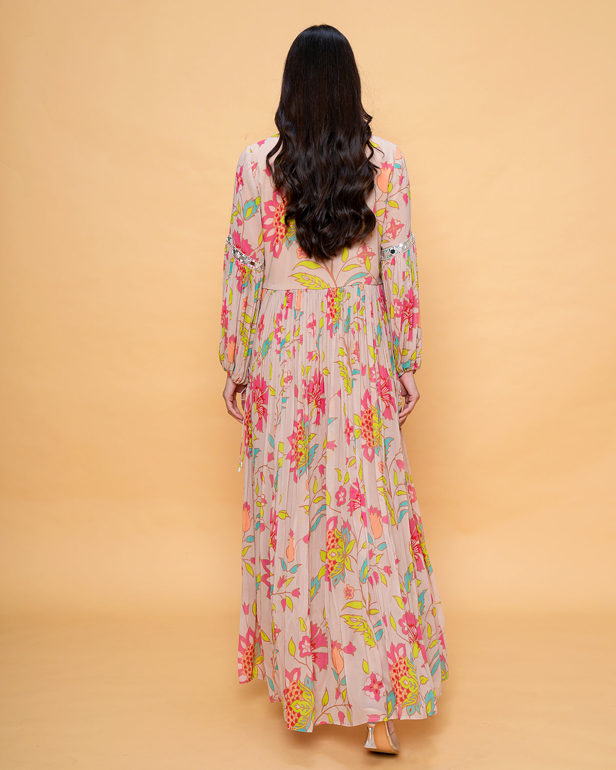 EMMA FLORAL BEIGE