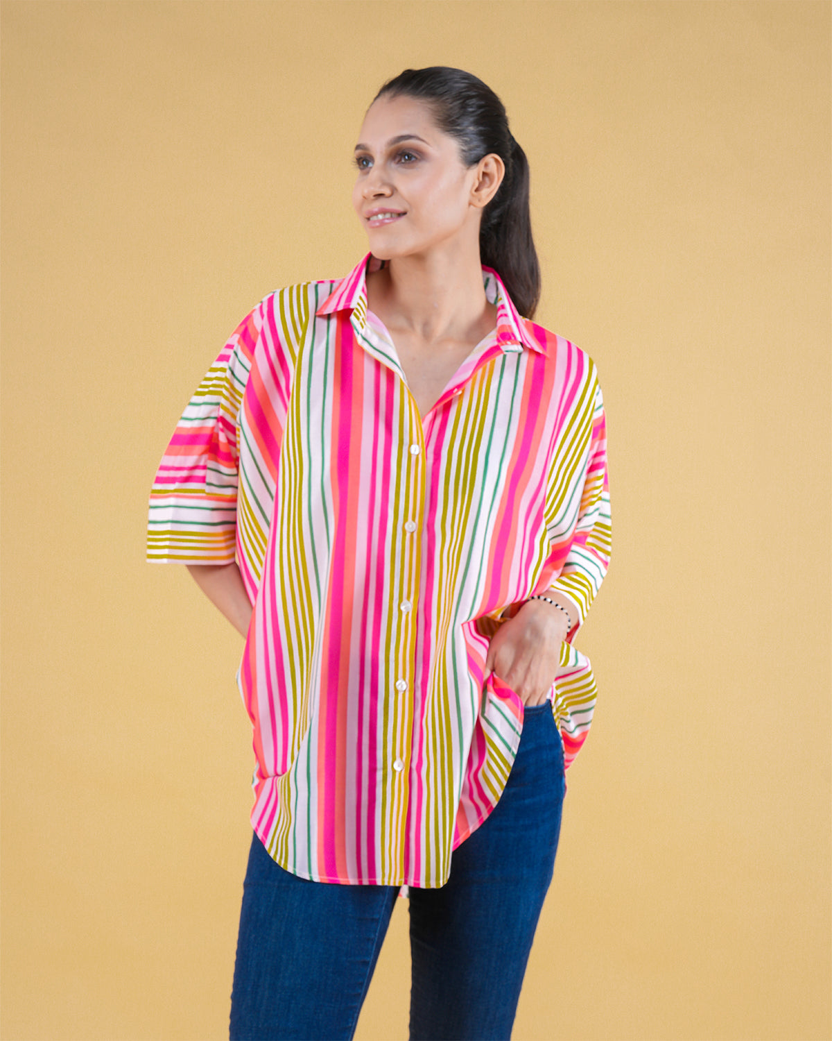 ELINA RELAXED SHIRT (PRINTED)