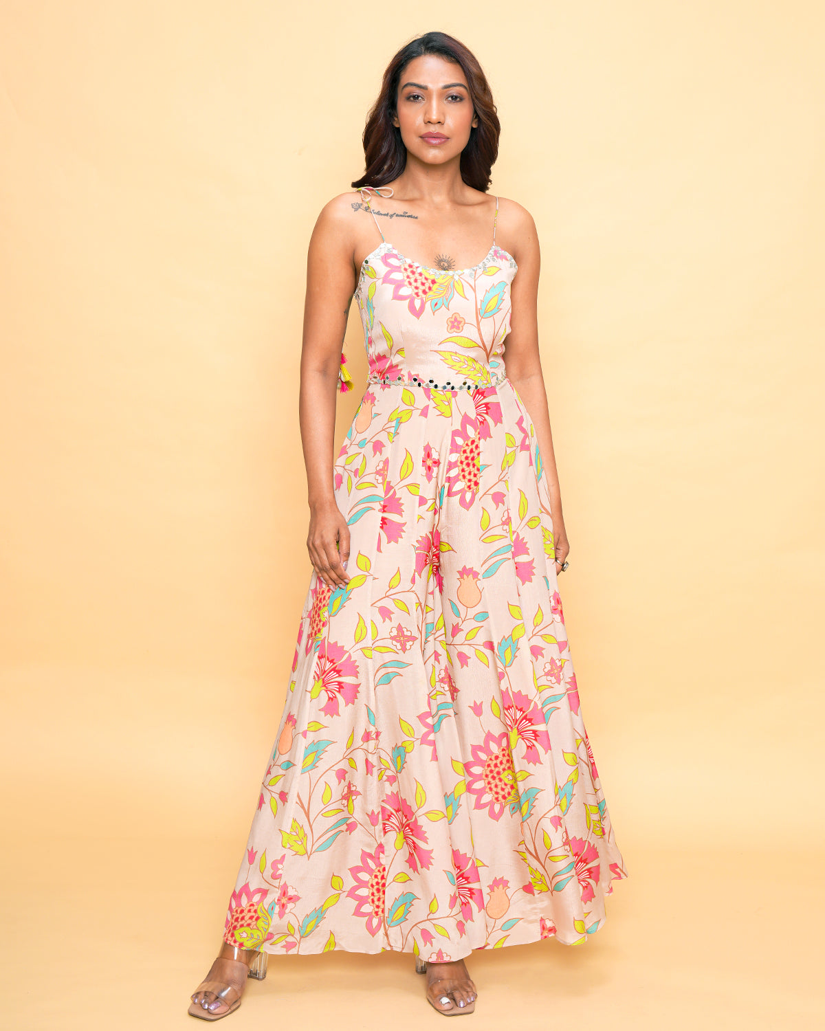 FAITH FLORAL BEIGE