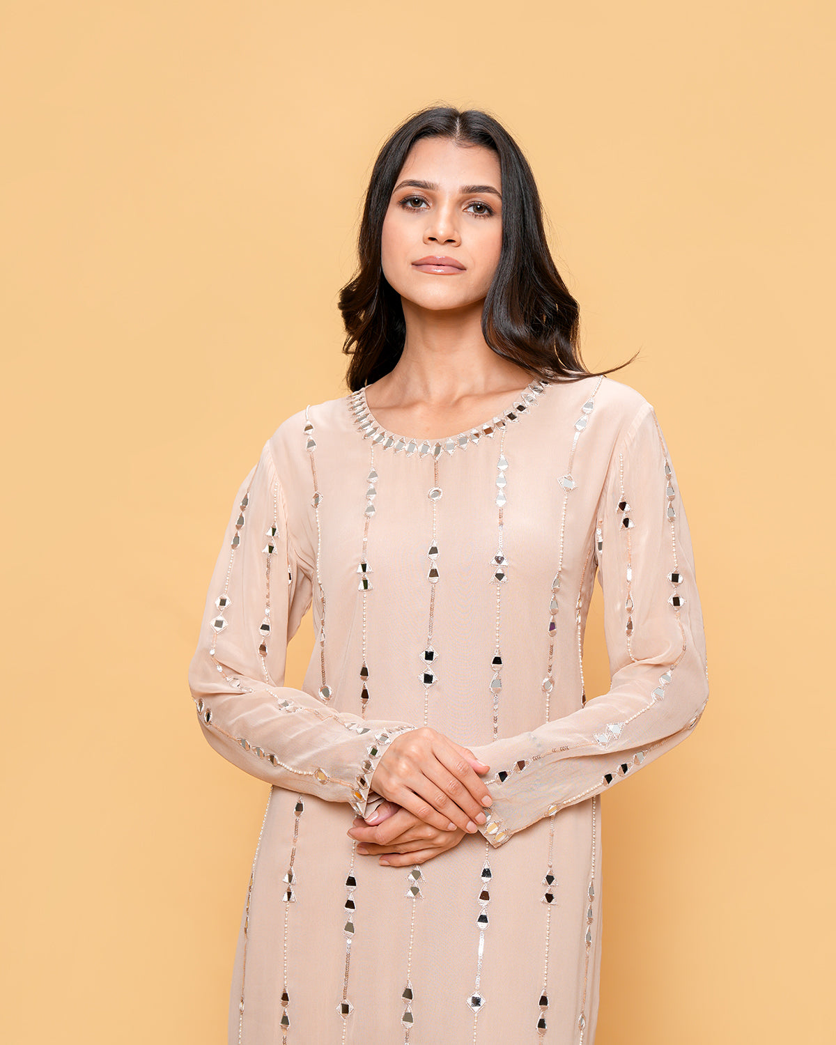 NUSRAT SOLID BEIGE - TONE