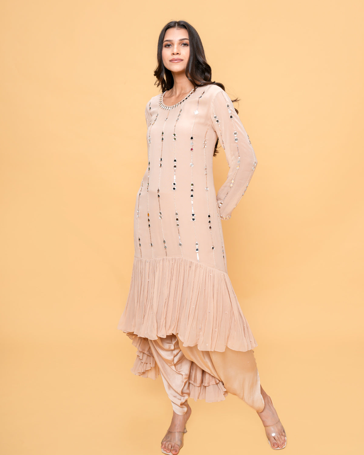 NUSRAT SOLID BEIGE - TONE