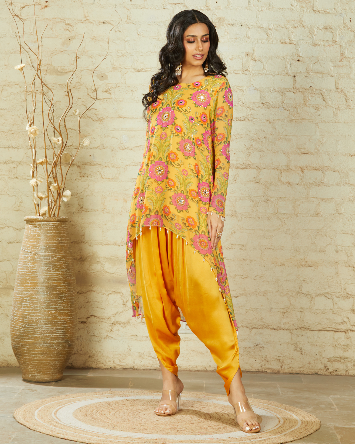 NUSRAT HIGH LOW - YELLOW
