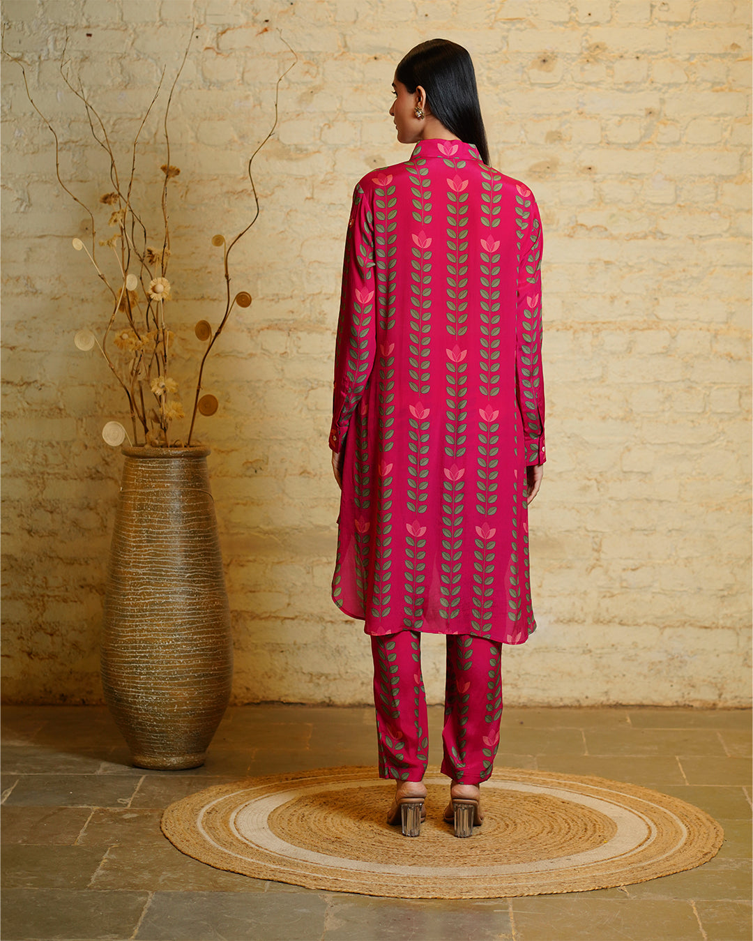 SANIA BIG LEAVES - PINK