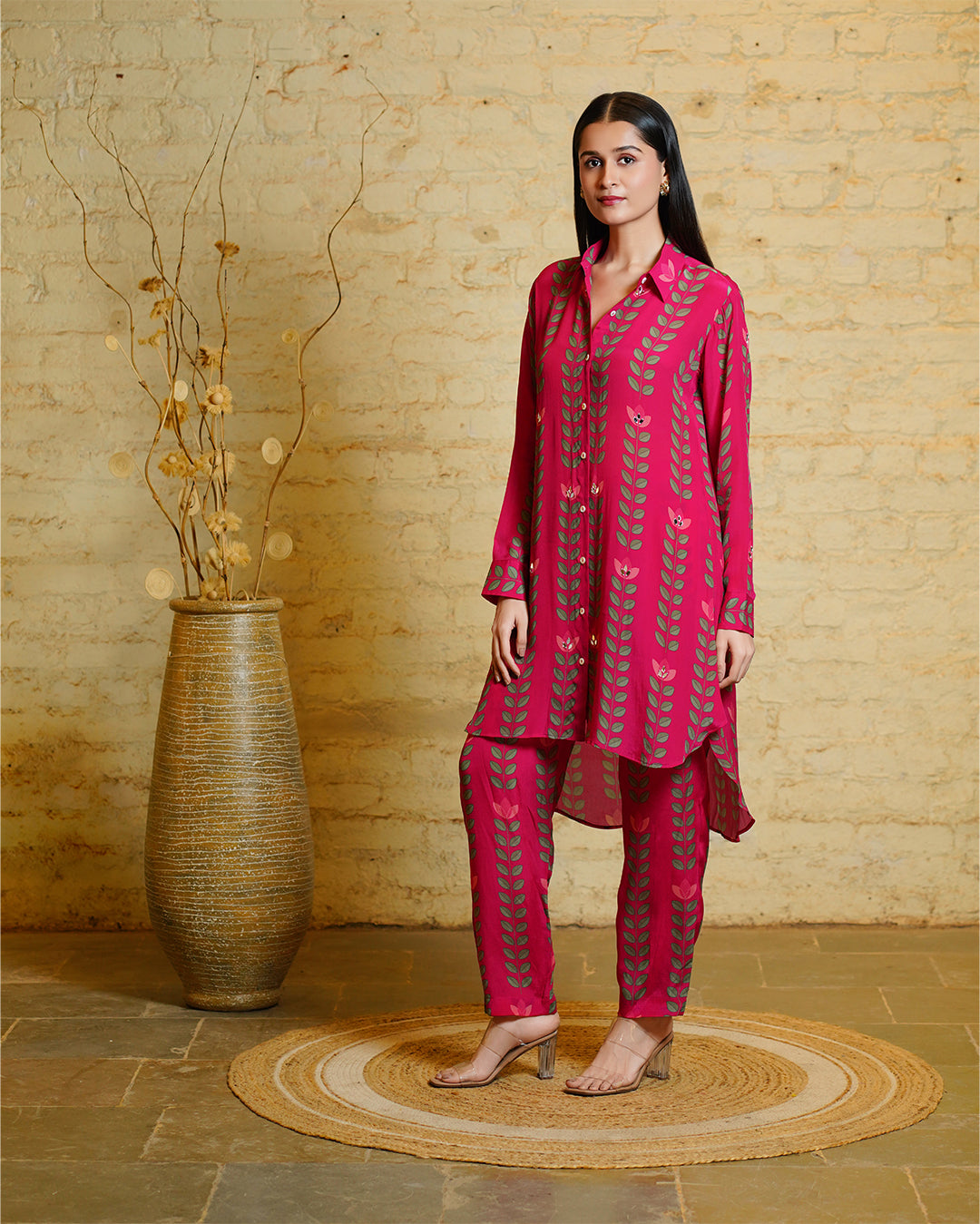 SANIA BIG LEAVES - PINK