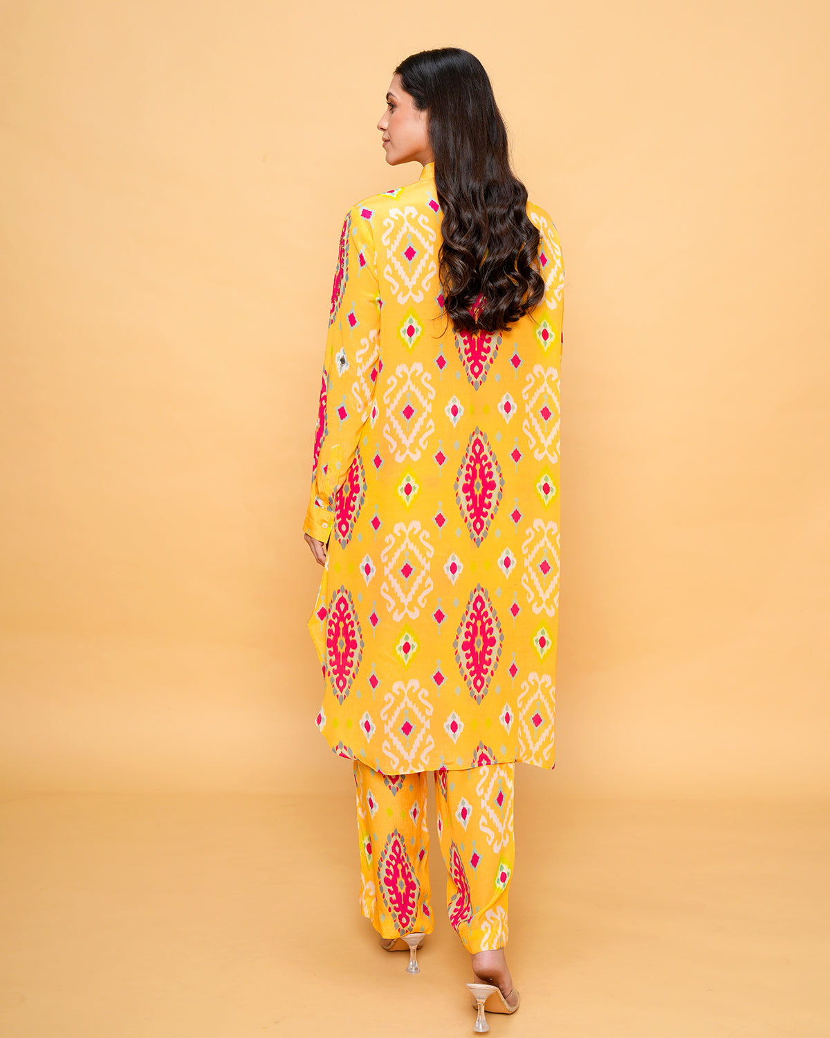 SANIA IKKAT YELLOW