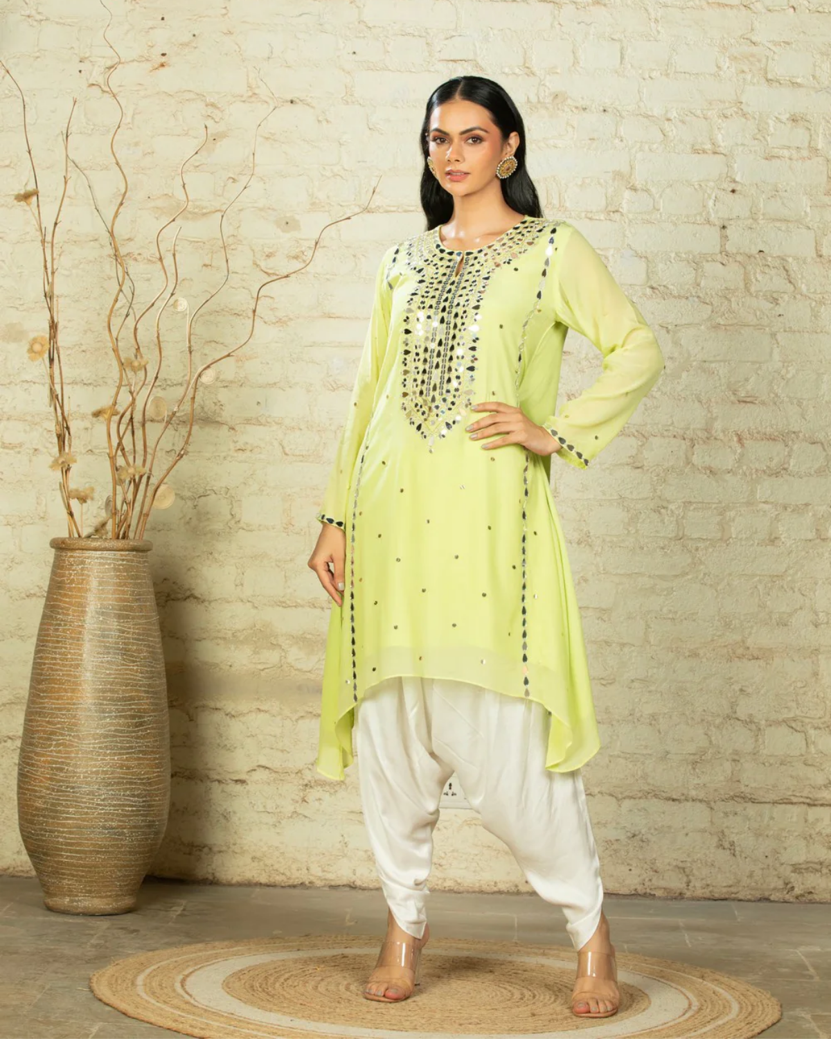 TARANA SOLID C CUT - LIME