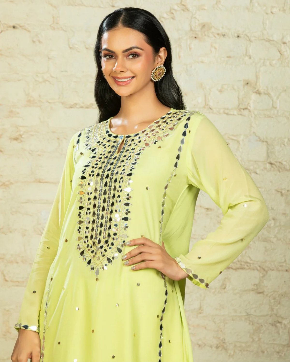 TARANA SOLID C CUT - LIME