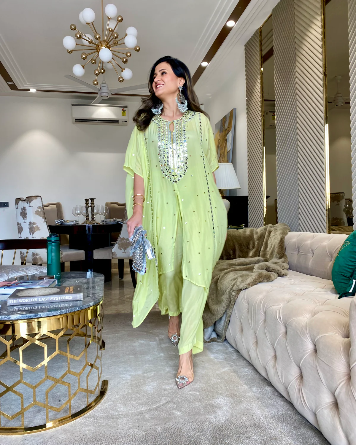 Tarana Solid - Pastel Green