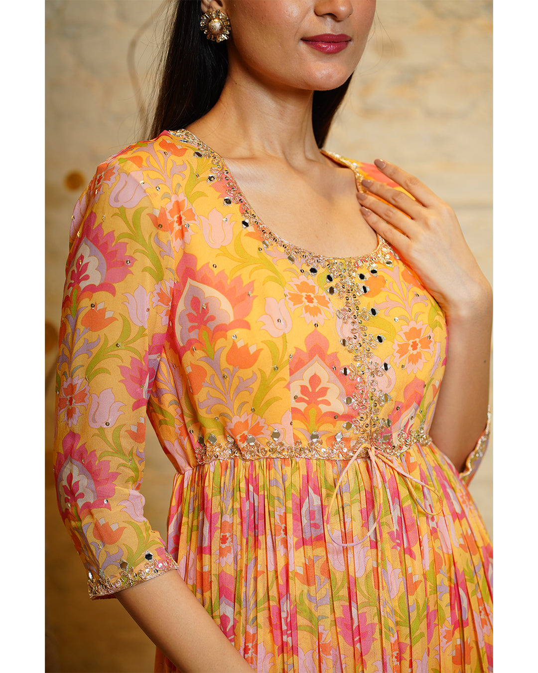ZEENAT LOTUS - YELLOW