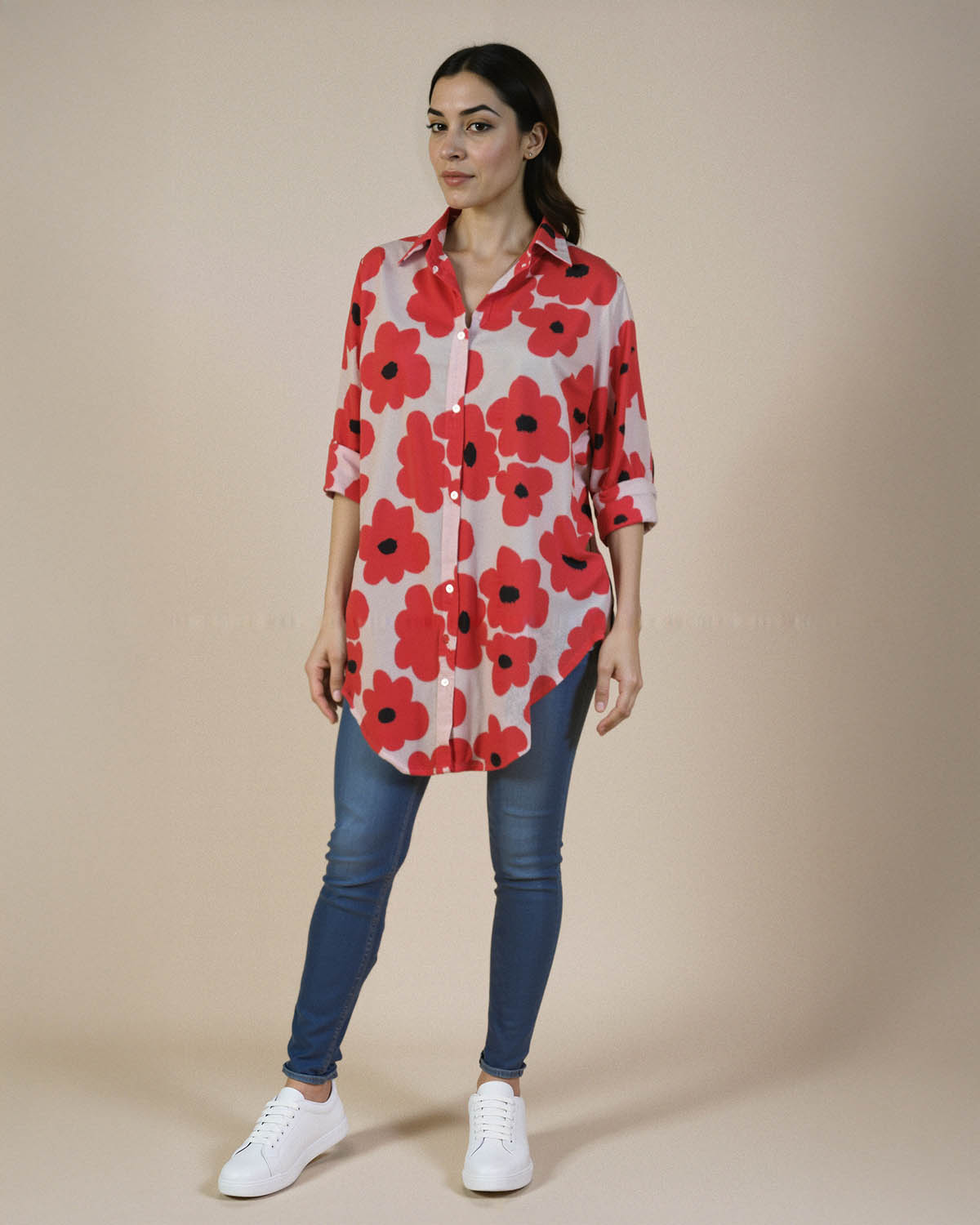 NAIRA BOYFRIEND SHIRT (PRINTED)