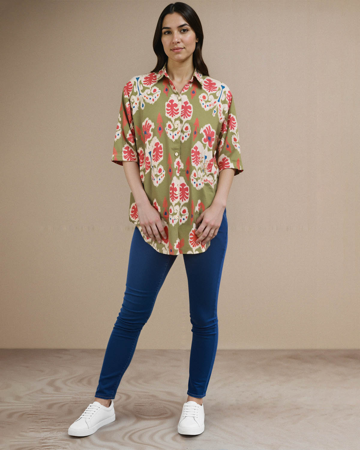 AYLA RELAXED SHIRT (PRINTED)