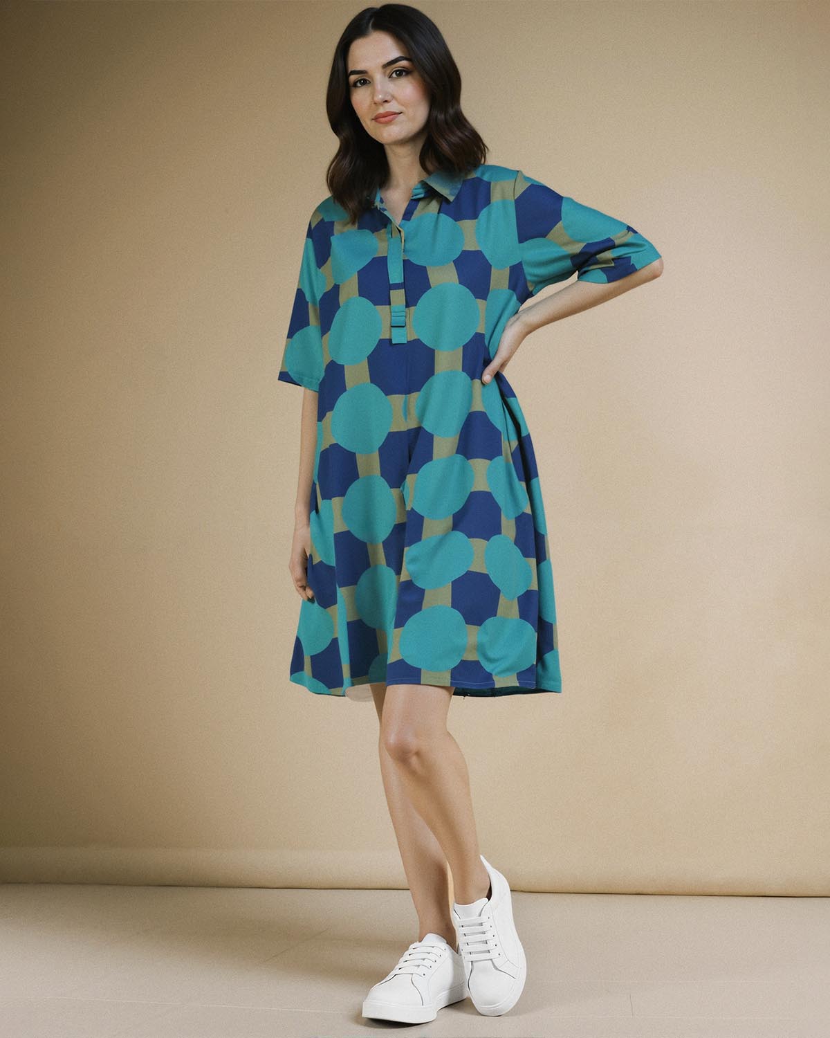 KAIA SHIRT DRESS
