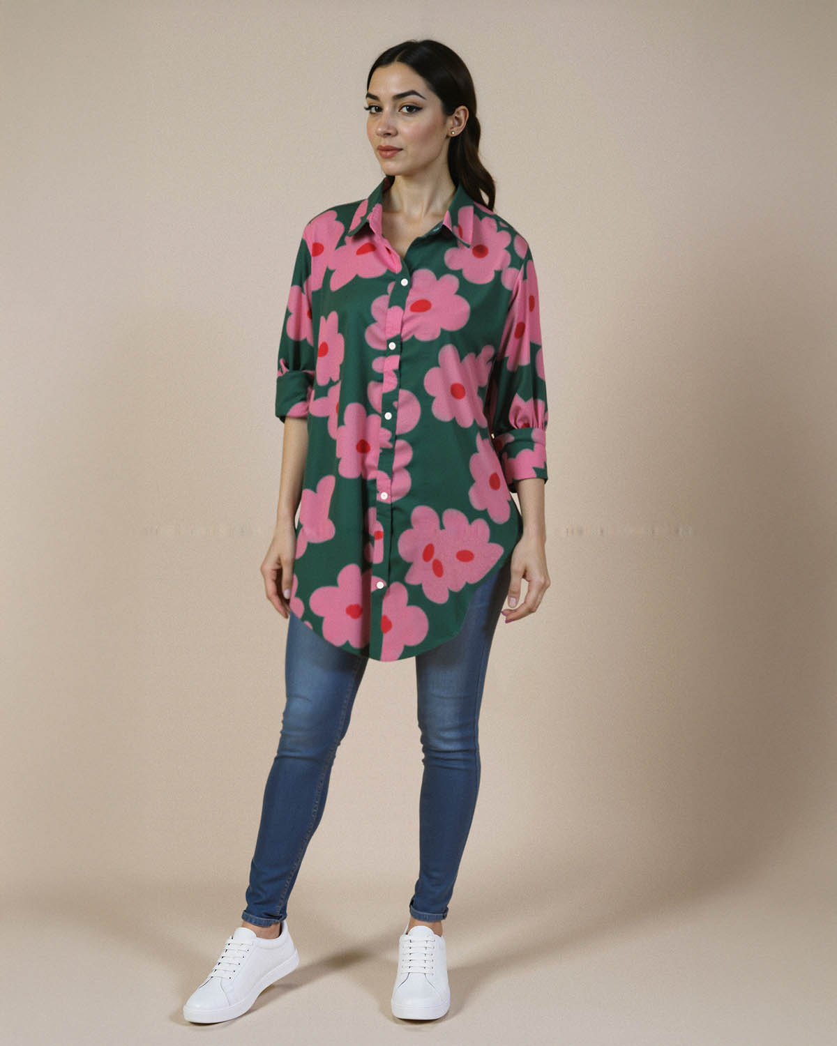 MIRA BOYFRIEND SHIRT (PRINTED)
