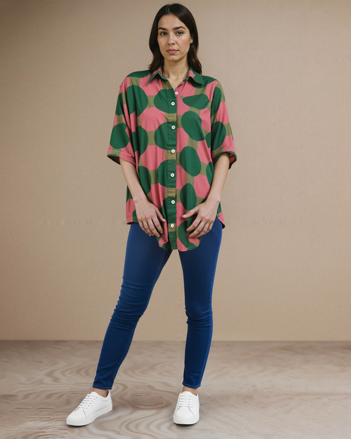 NOORIYA RELAXED SHIRT (PRINTED)