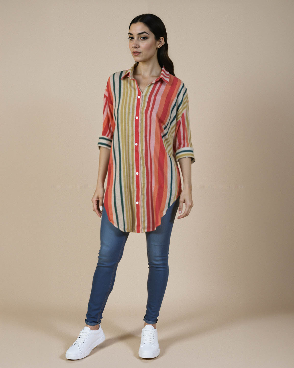 ELINA BOYFRIEND SHIRT (PRINTED)
