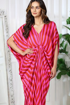 Ruhana Stripes Pink Red
