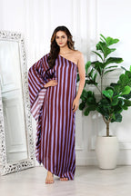 Ishq Stripes Brown And Purple