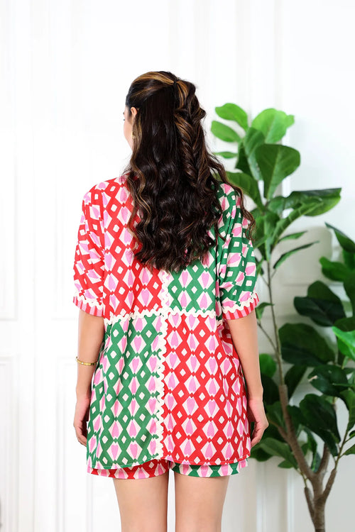 Lola Printed Cotton Coord Set