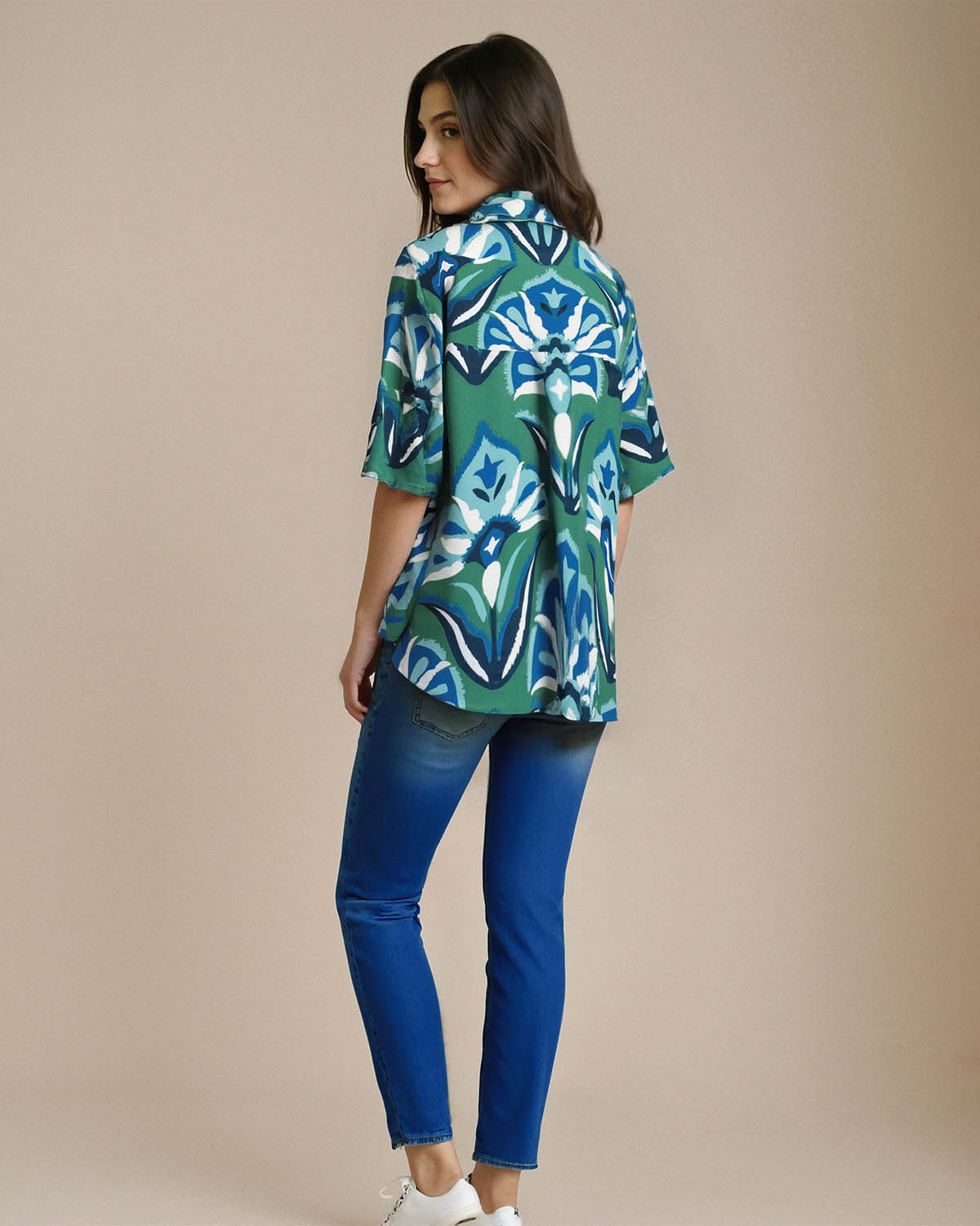 NOOR RELAXED SHIRT (PRINTED)