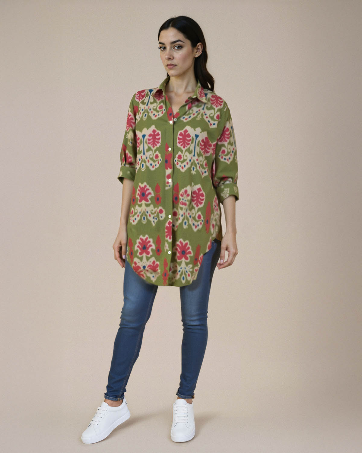 AYLA BOYFRIEND SHIRT (PRINTED)