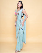Aarvi Solid Aqua