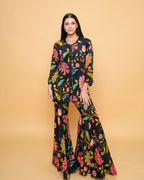 Anam Floral -  Black
