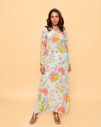 Chandini Floral Aqua