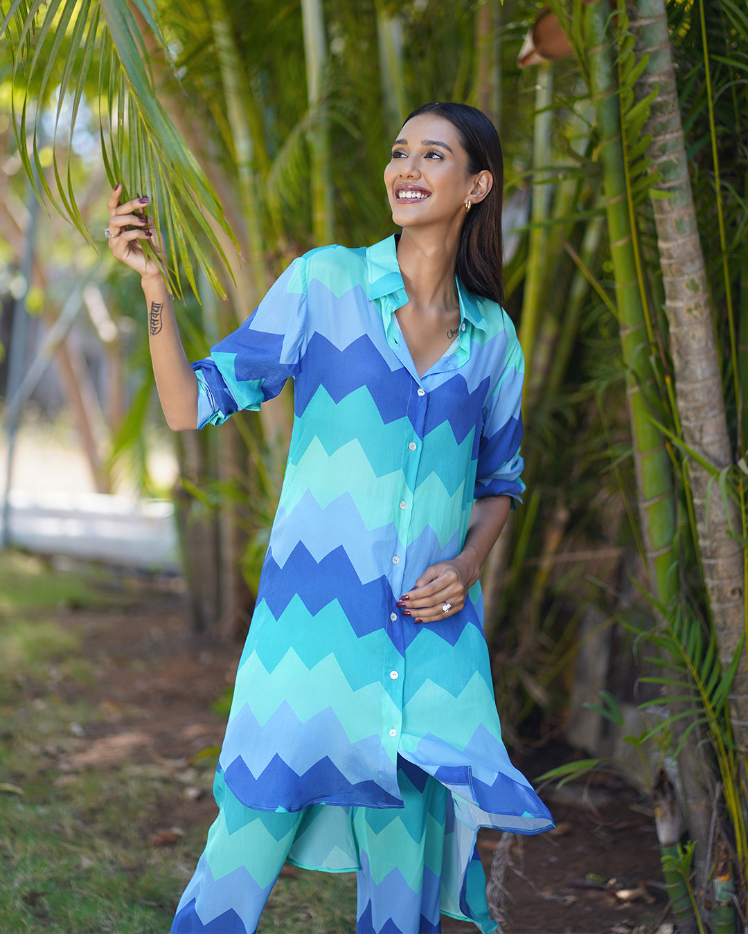 NADIA CHEVRON - BLUE