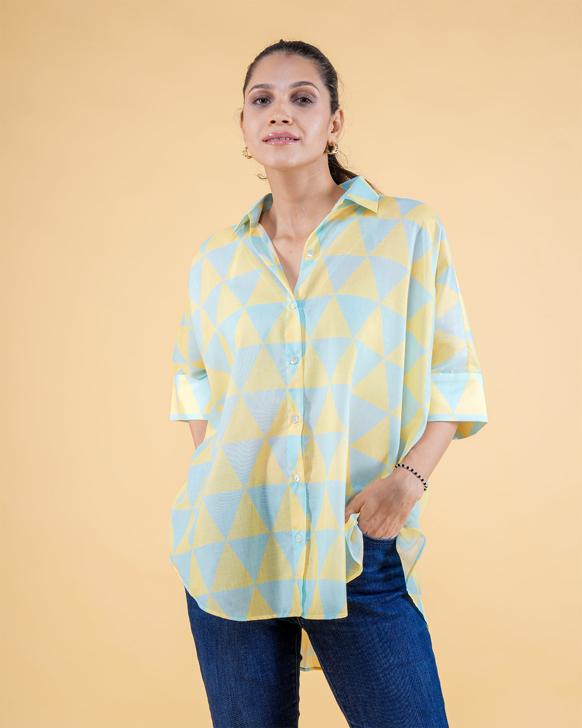 ELARA RELAXED SHIRT (PRINTED)