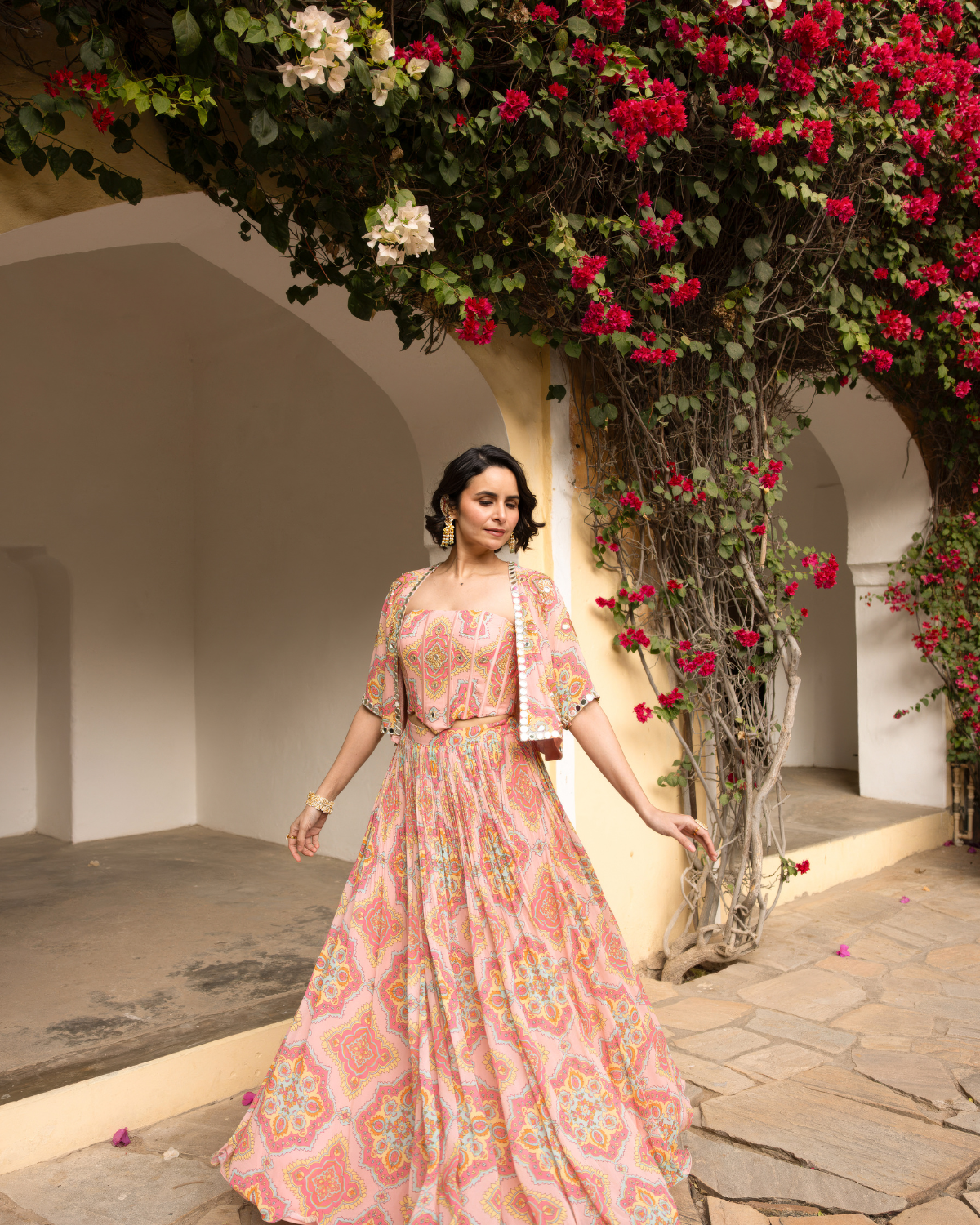 FARIHA SEHER ROSE - JACKET SET