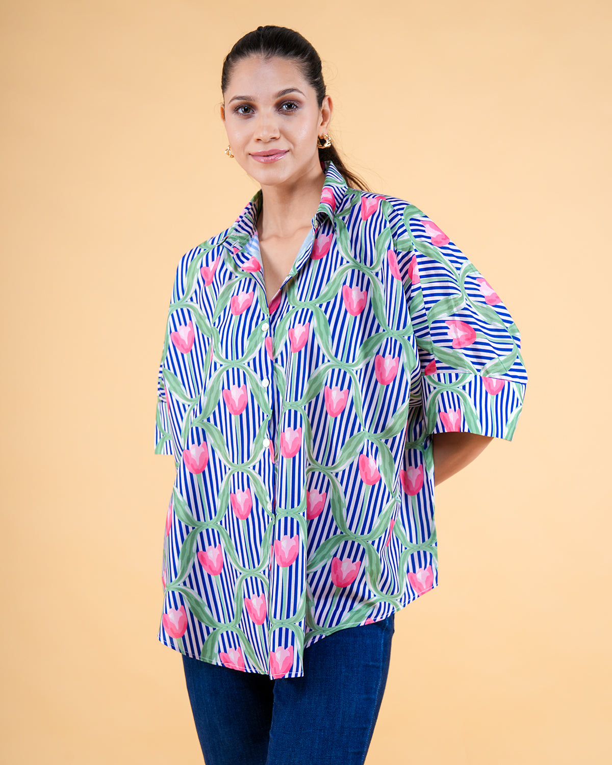 LAILA RELAXED SHIRT (PRINTED)