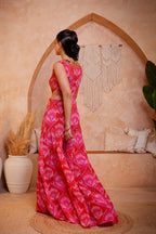 Olive Red Fan