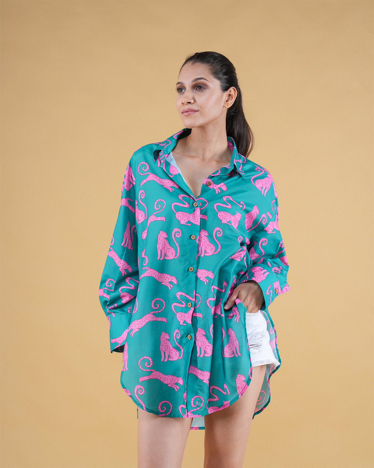 ORA BOYFRIEND SHIRT (PRINTED)
