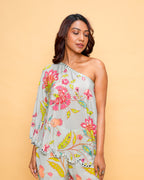 Payal Floral Aqua