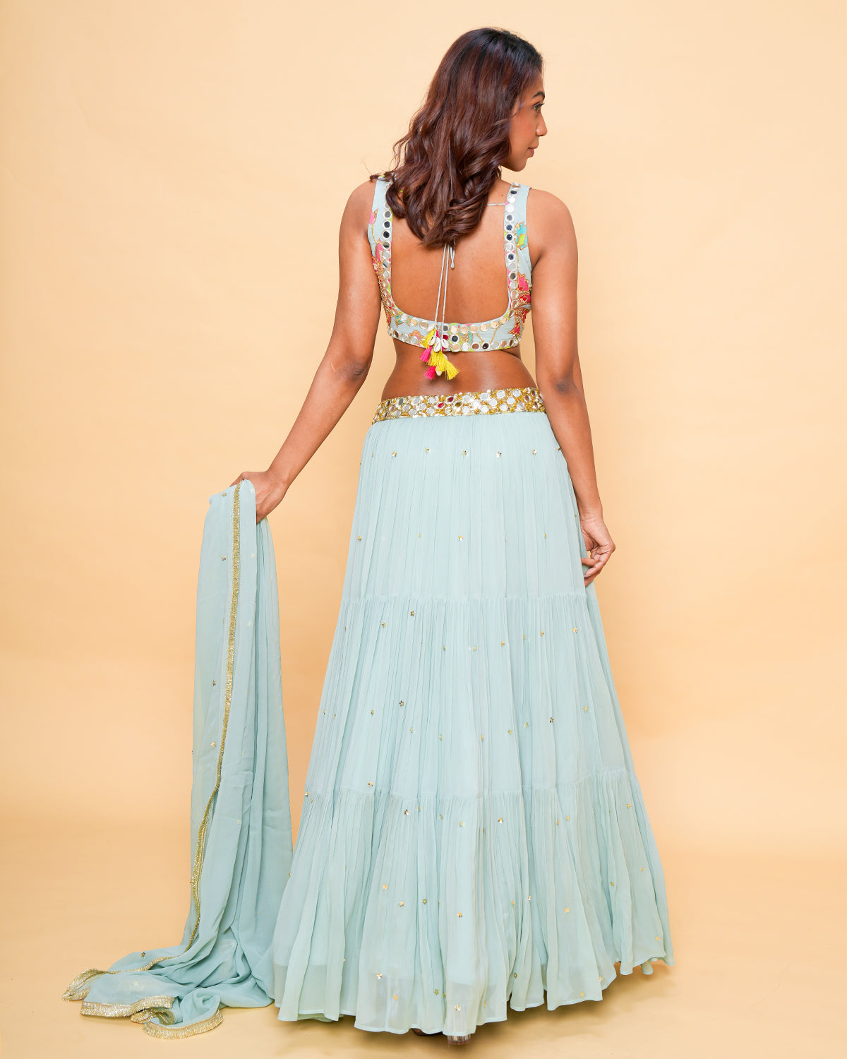 RIA FLORAL AQUA (SOLID)