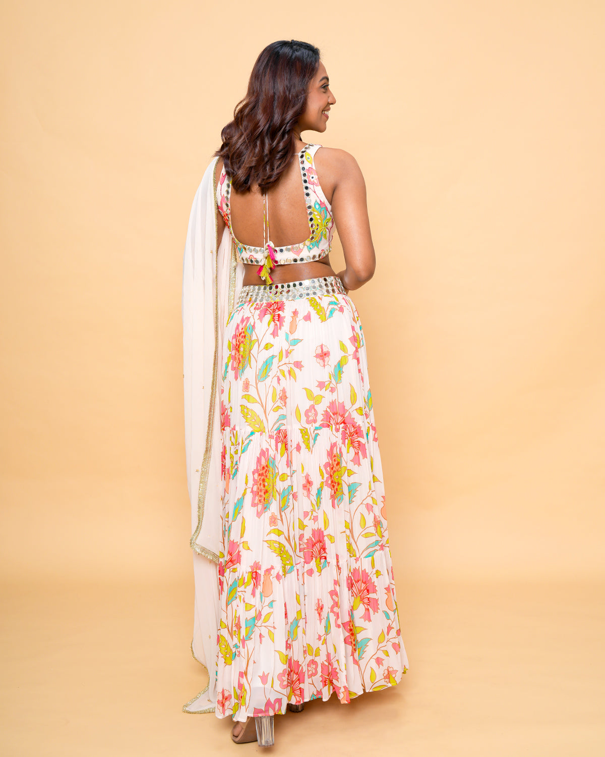 RIA FLORAL IVORY (PRINTED)