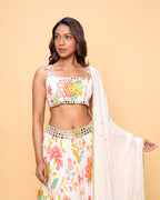 Ria Floral Ivory (Printed)