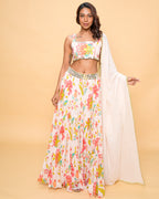 Ria Floral Ivory (Printed)