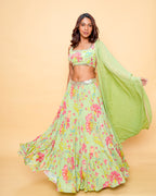 Ria Floral Pista (Printed)