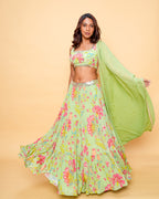 Ria Floral Pista (Printed)