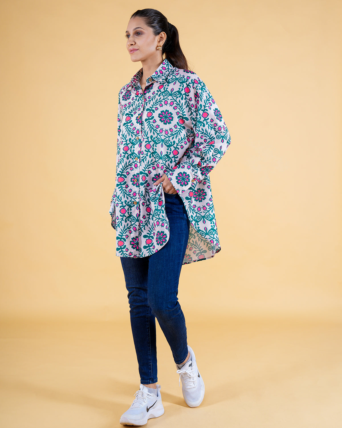 RUMI BOYFRIEND SHIRT (PRINTED)