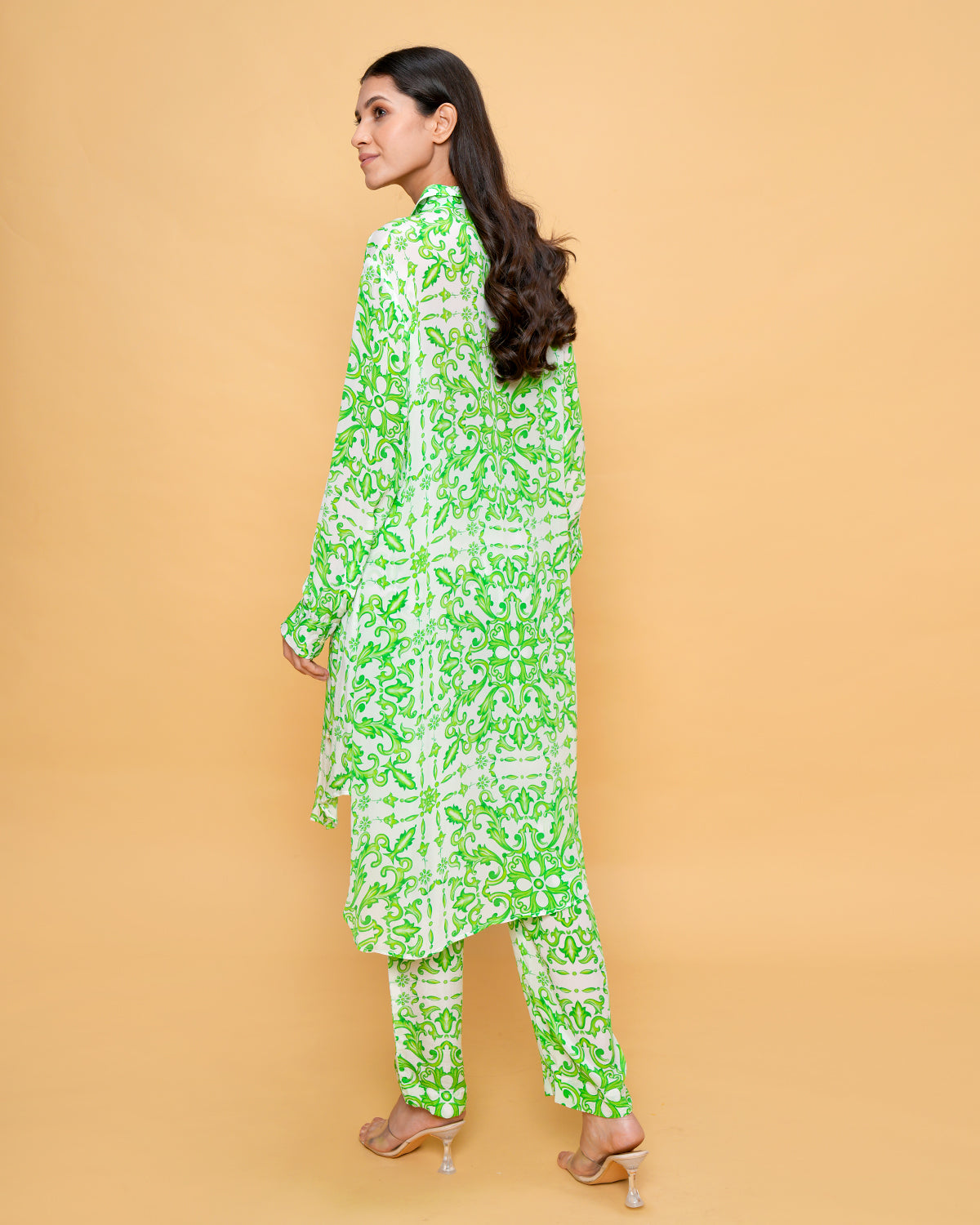 SANIA GREEK GREEN & WHITE