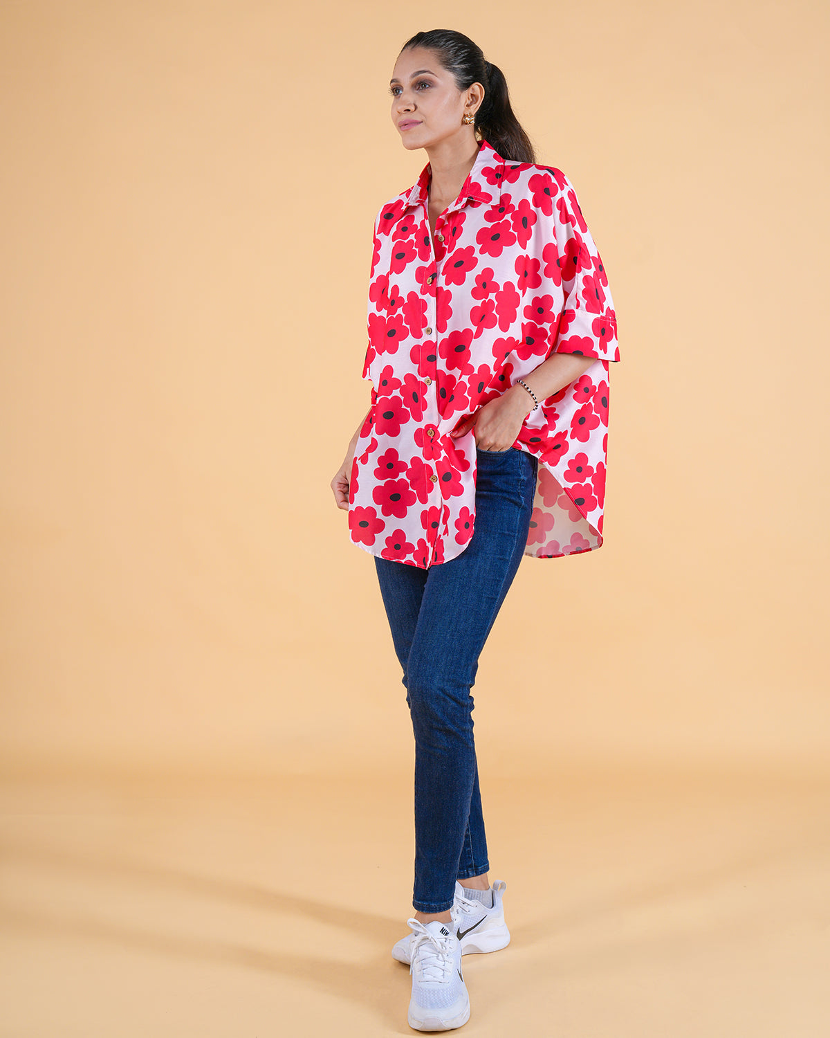 SAIRA RELAXED SHIRT (PRINTED)