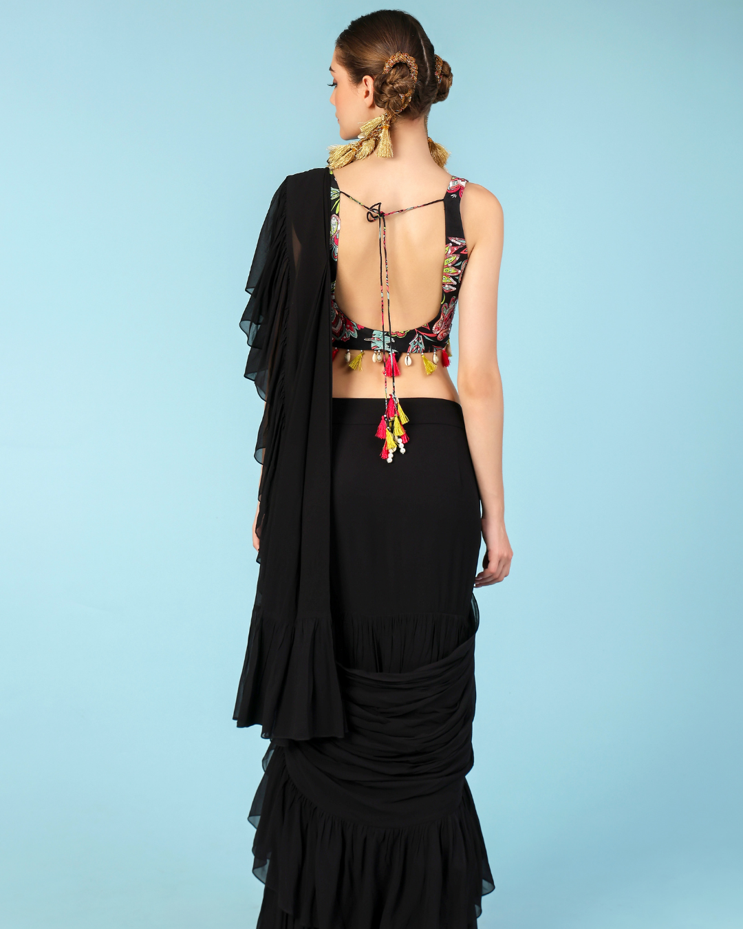 YASHA SAREE BLACK