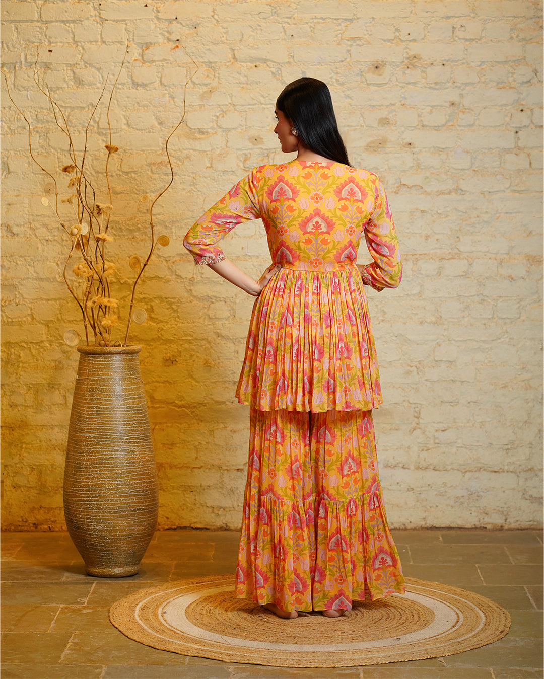 ZEENAT LOTUS - YELLOW