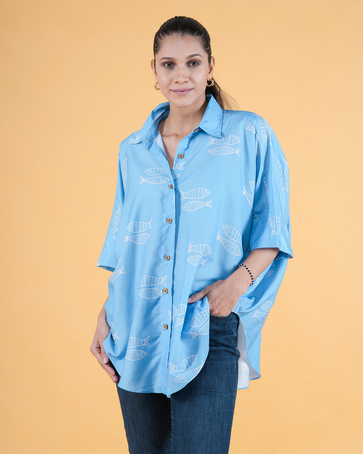 ZENA RELAXED SHIRT (PRINTED)